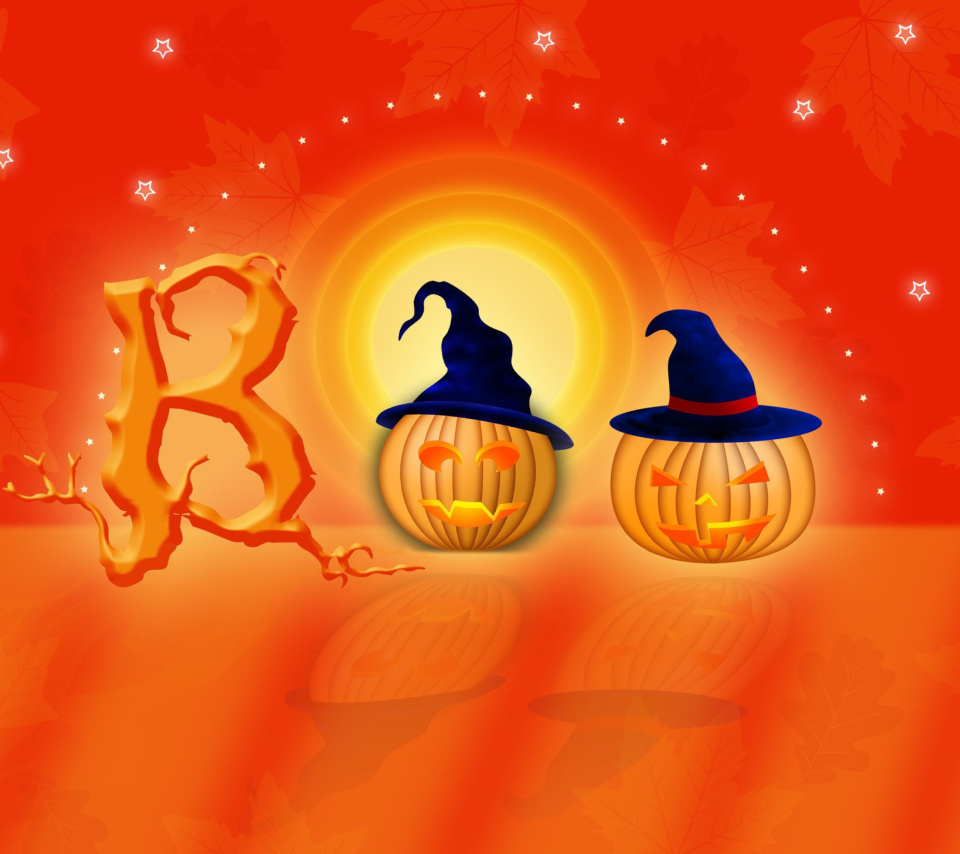 Das Halloween Pumpkins Wallpaper 960x854