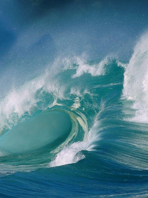 Sfondi Crazy Waves 480x640