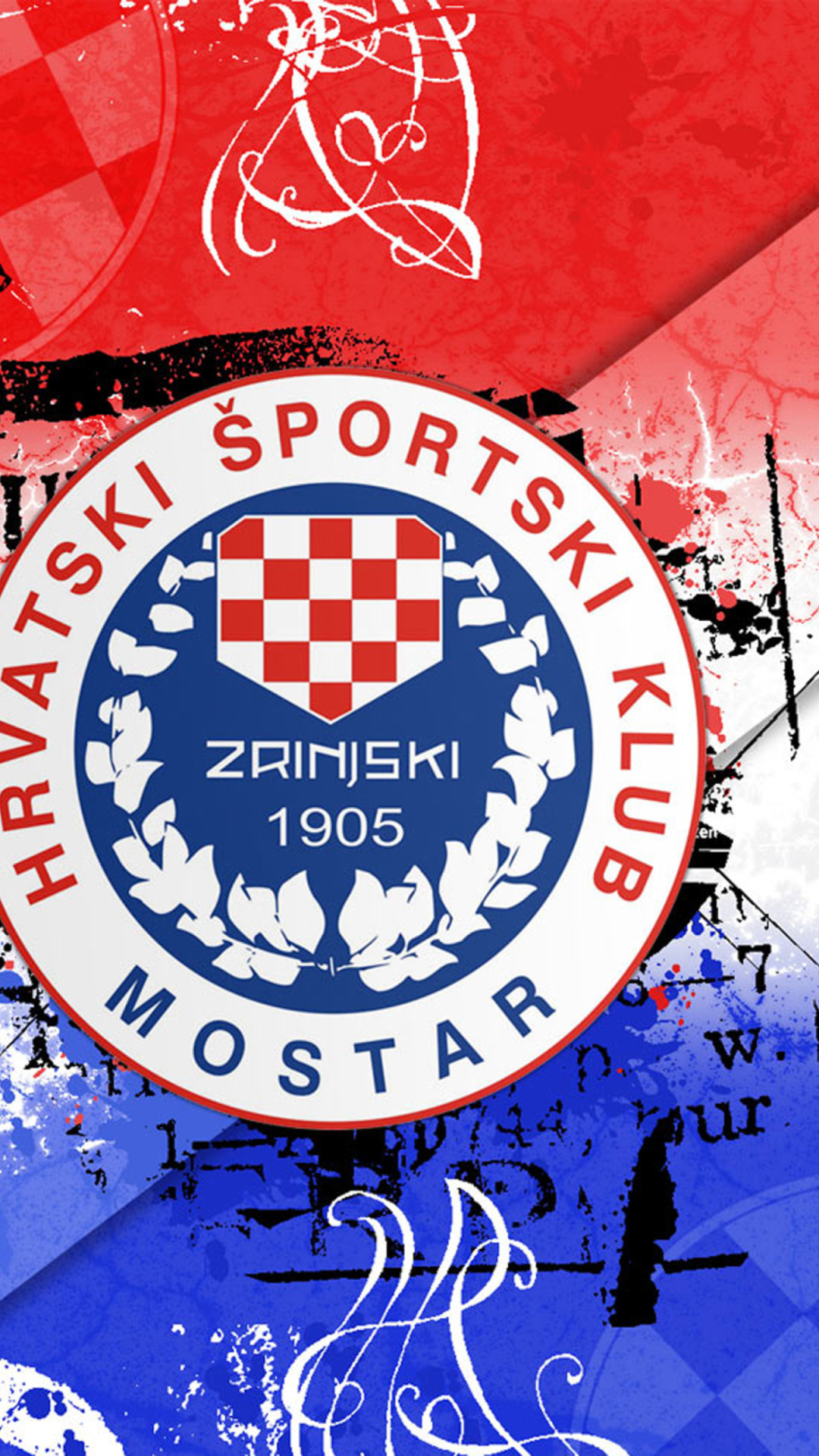 Fondo de pantalla HŠK Zrinjski Mostar 1080x1920