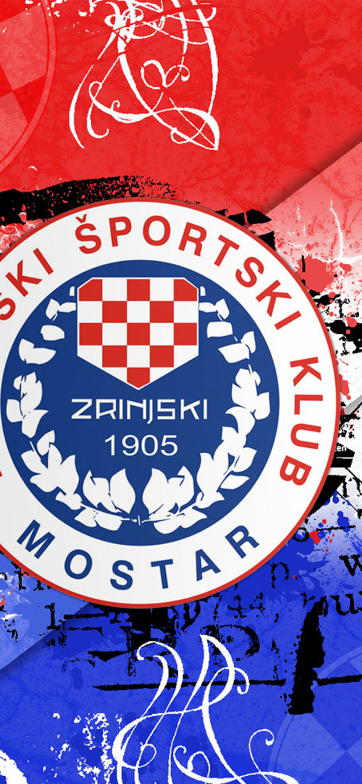 HŠK Zrinjski Mostar wallpaper 1170x2532