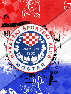 Das HŠK Zrinjski Mostar Wallpaper 240x320