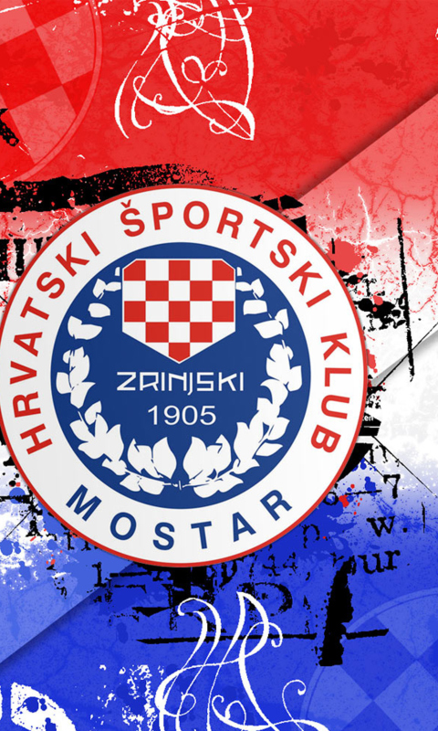 Das HŠK Zrinjski Mostar Wallpaper 480x800