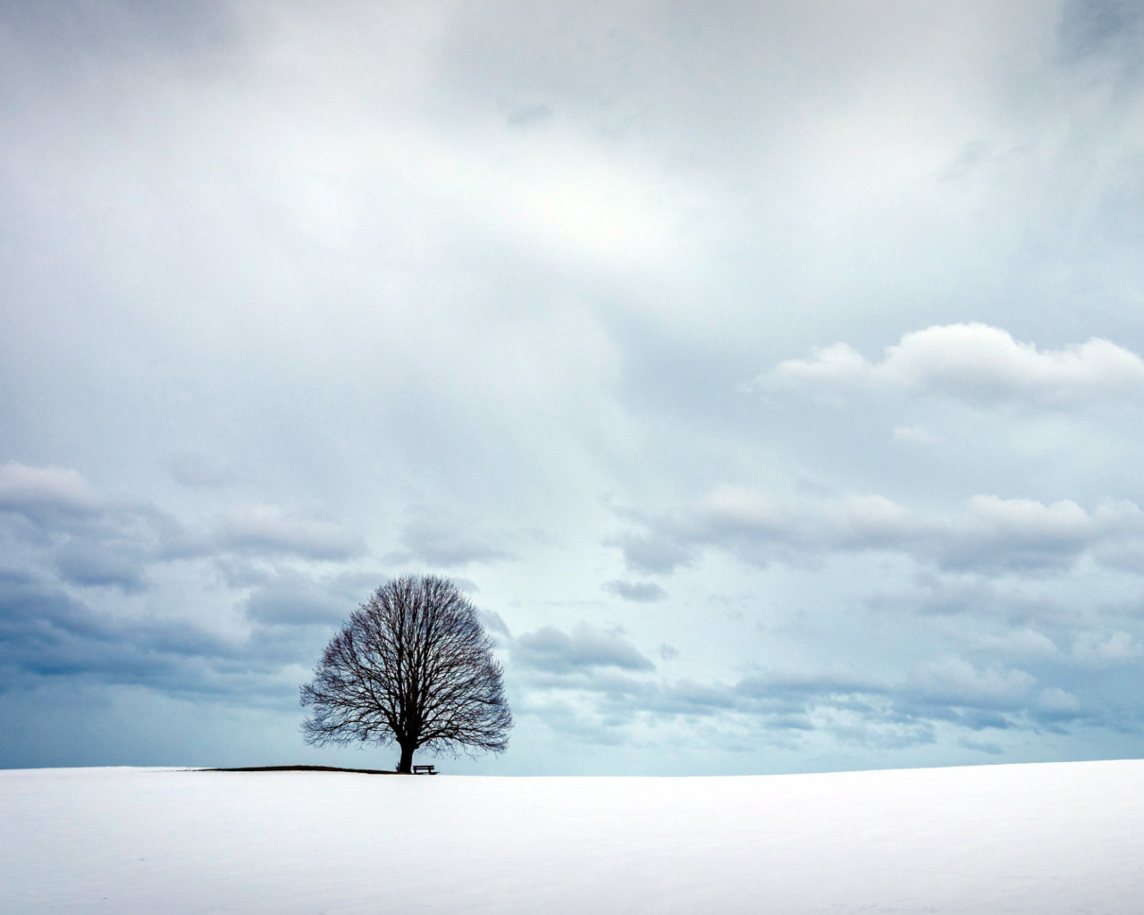 Das Austria Winter Landscape Wallpaper 1280x1024
