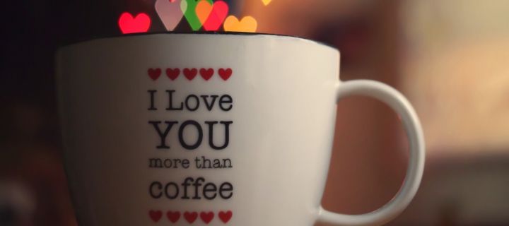 I Love You More Than Coffee wallpaper 720x320