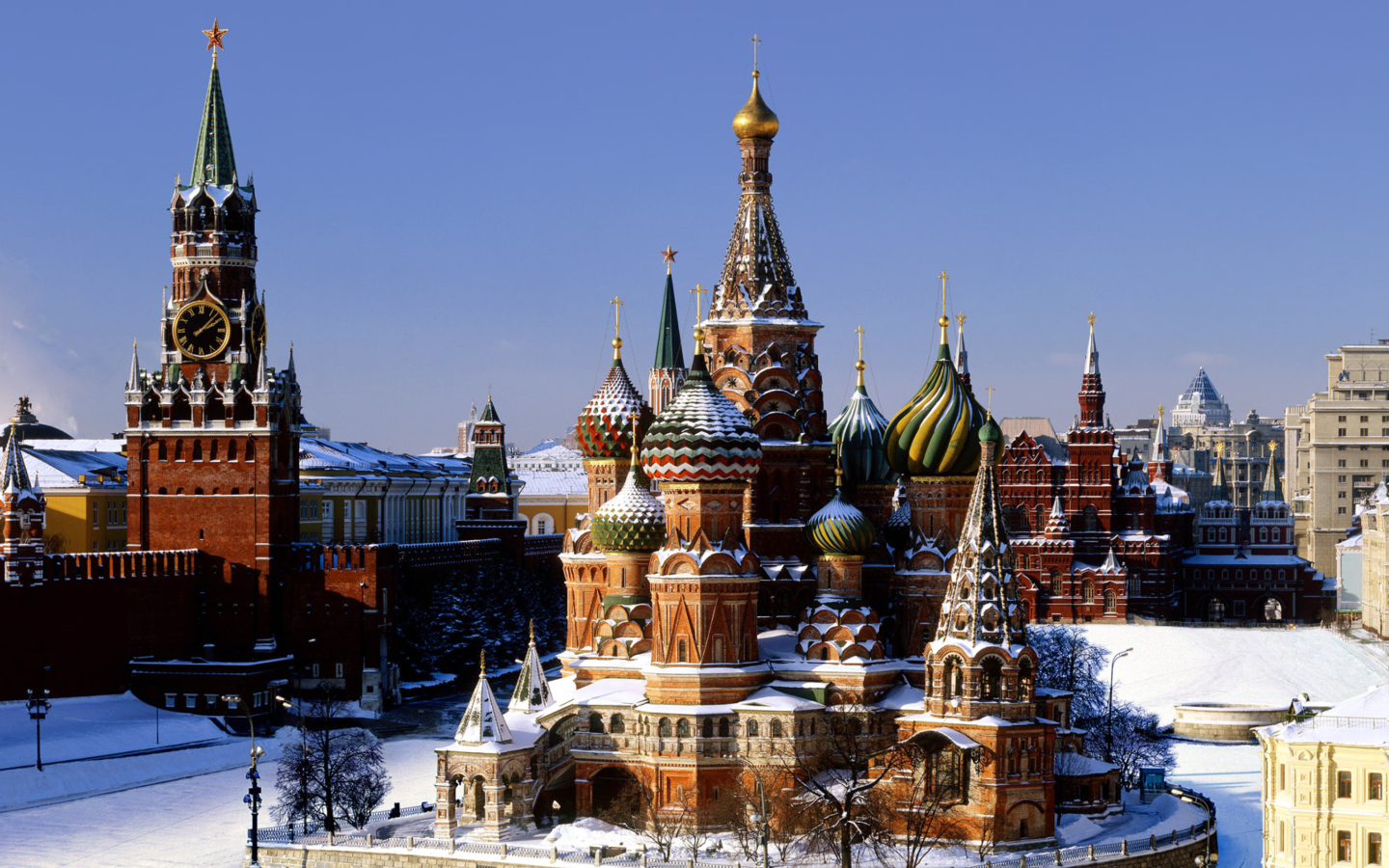 Fondo de pantalla Kremlin Moscow 1440x900