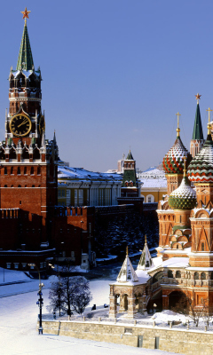 Screenshot №1 pro téma Kremlin Moscow 240x400