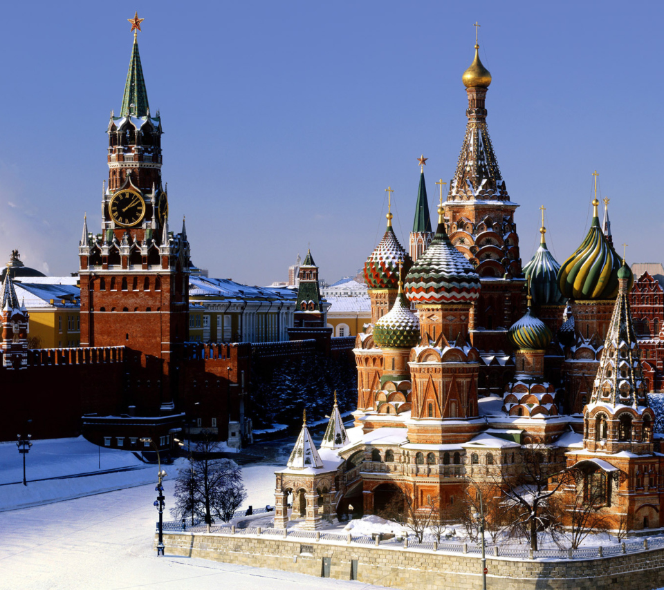 Das Kremlin Moscow Wallpaper 960x854