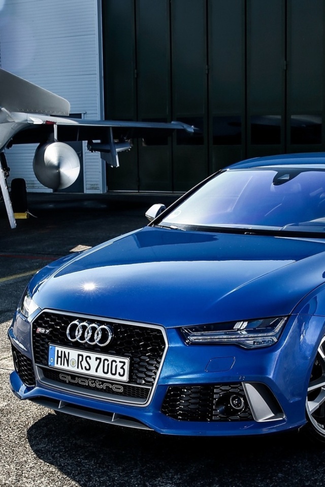 Das Audi RS7 Wallpaper 640x960