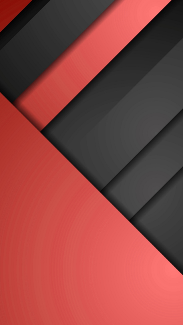 Das Red Black Tech Wallpaper 640x1136
