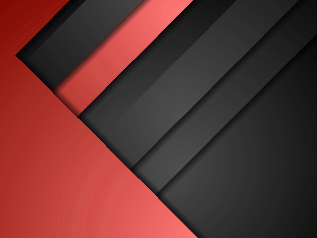 Das Red Black Tech Wallpaper 640x480