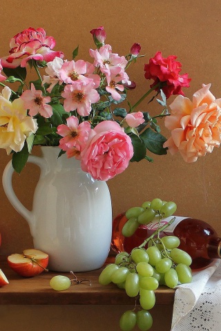 Fondo de pantalla Beauty Still Life 320x480