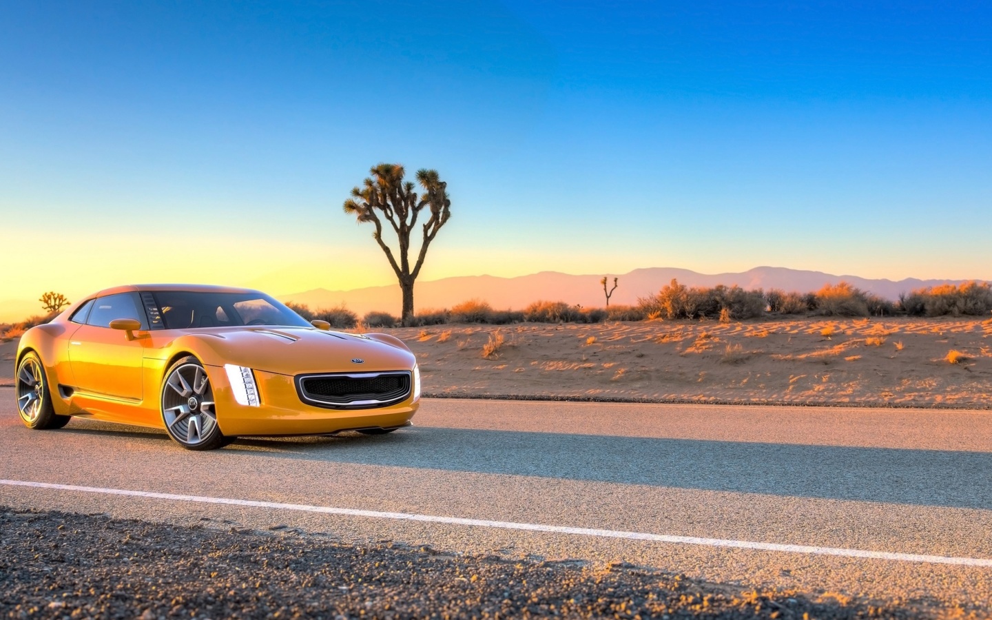 Fondo de pantalla Kia GT4 Stinger Concept Auto 1440x900