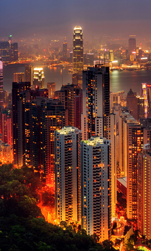 Hong Kong wallpaper 480x800