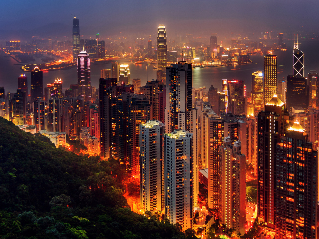 Hong Kong wallpaper 640x480