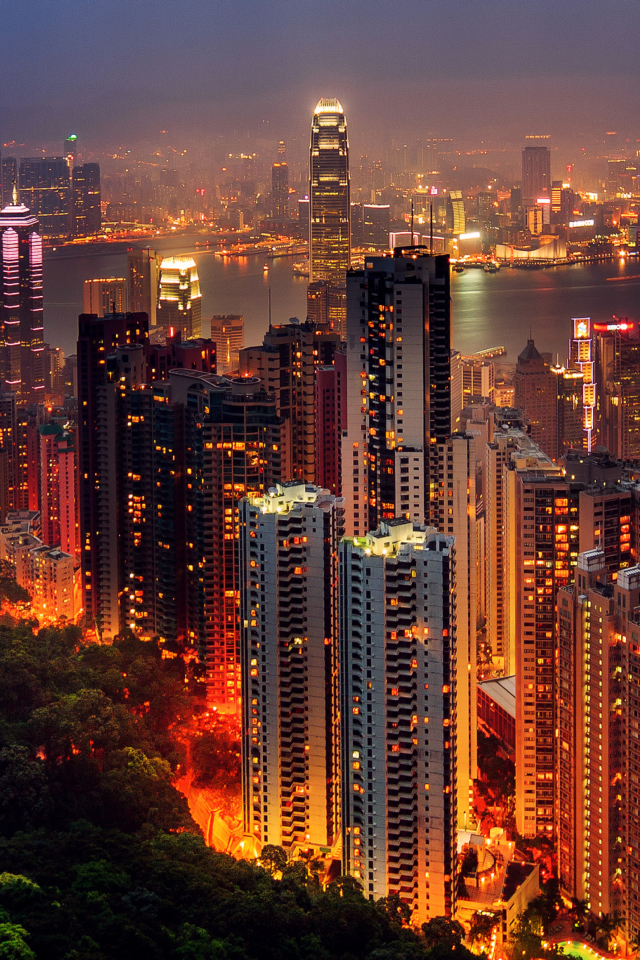 Sfondi Hong Kong 640x960