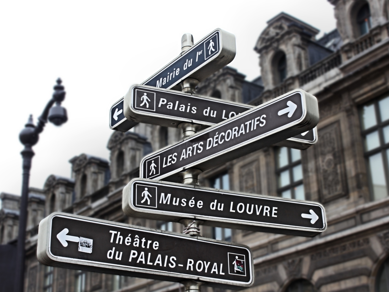 Обои Paris Street Signs 1280x960
