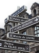Обои Paris Street Signs 132x176