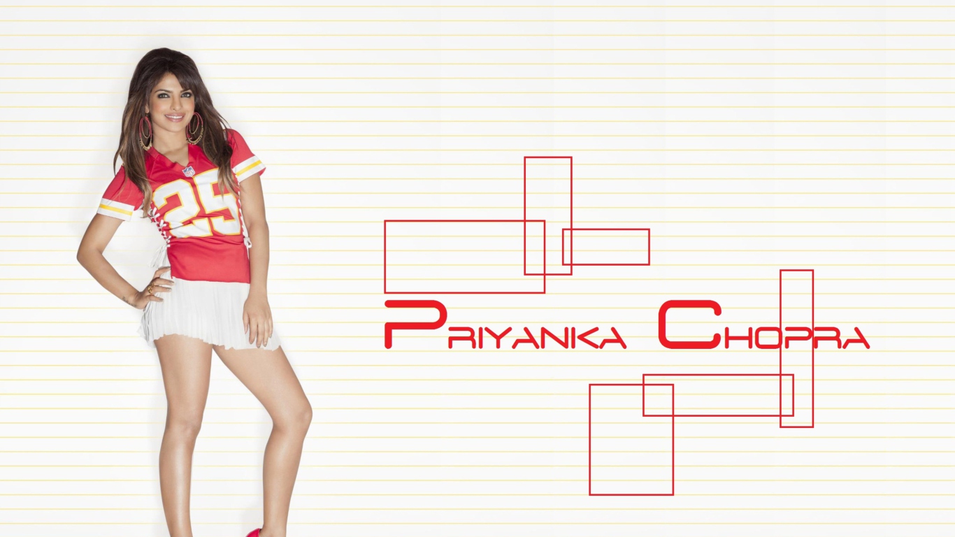 Priyanka Chopra 2014 wallpaper 1366x768