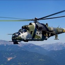 Fondo de pantalla Mil Mi 24 Hind Attack Helicopter 128x128