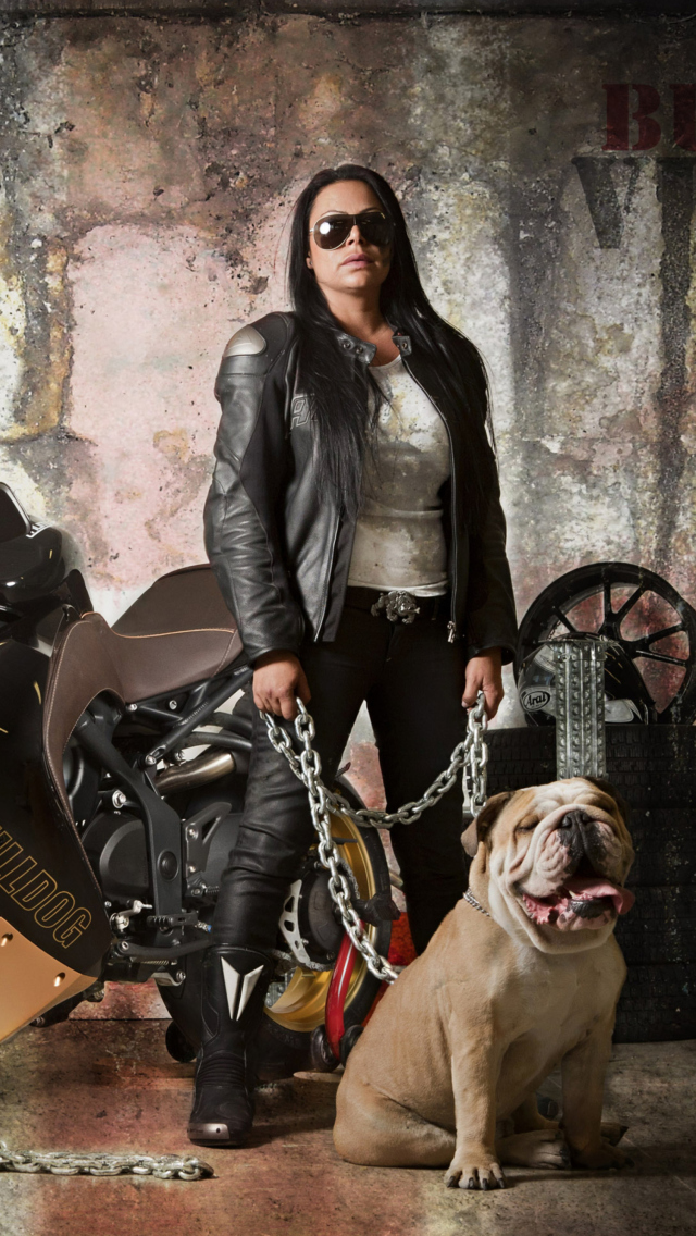 Screenshot №1 pro téma Biker Chick 640x1136