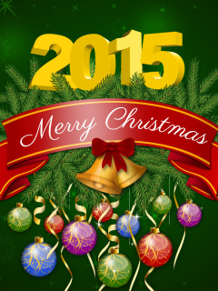 Das Merry Christmas HD Wallpaper 240x320