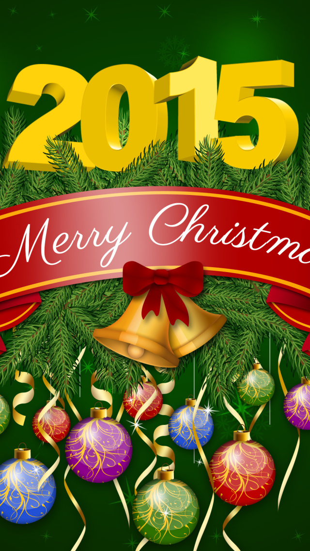 Merry Christmas HD wallpaper 640x1136