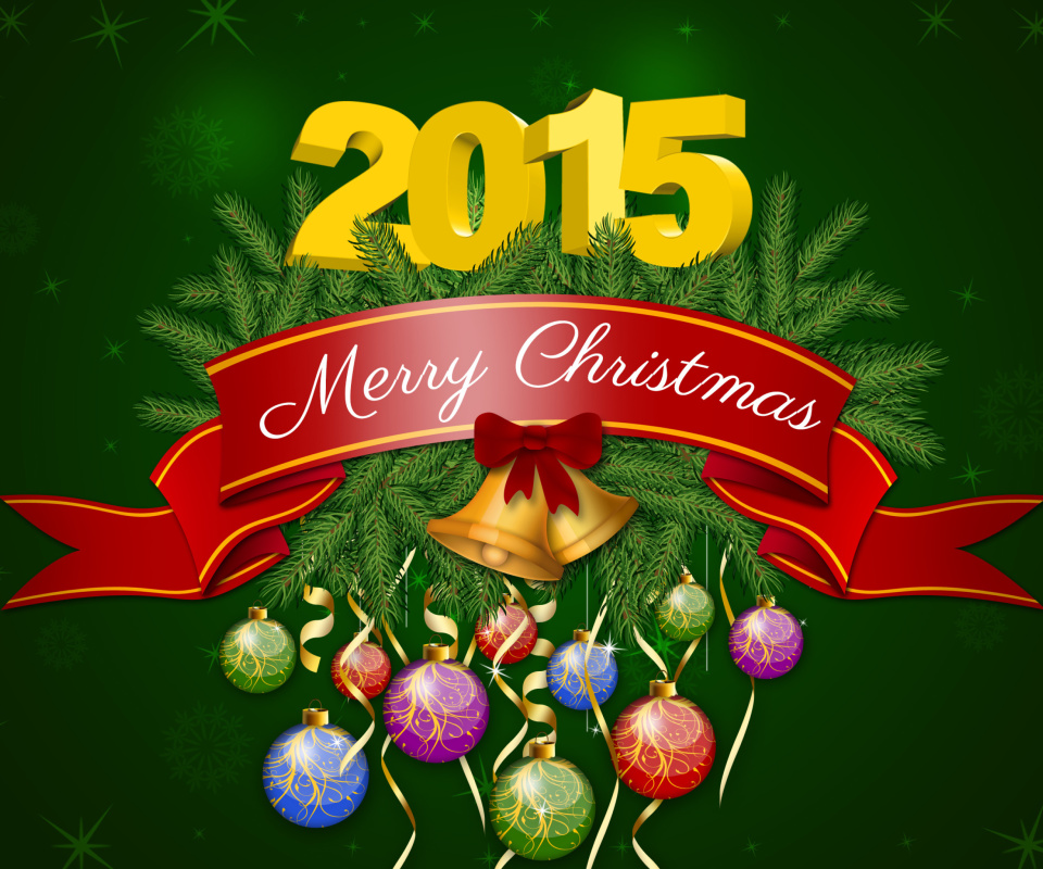 Merry Christmas HD wallpaper 960x800