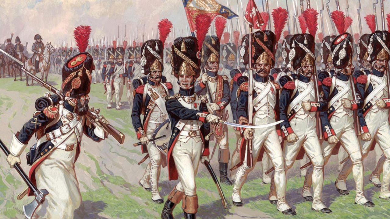 Fondo de pantalla Napoleonic Wars Old Guard 1280x720
