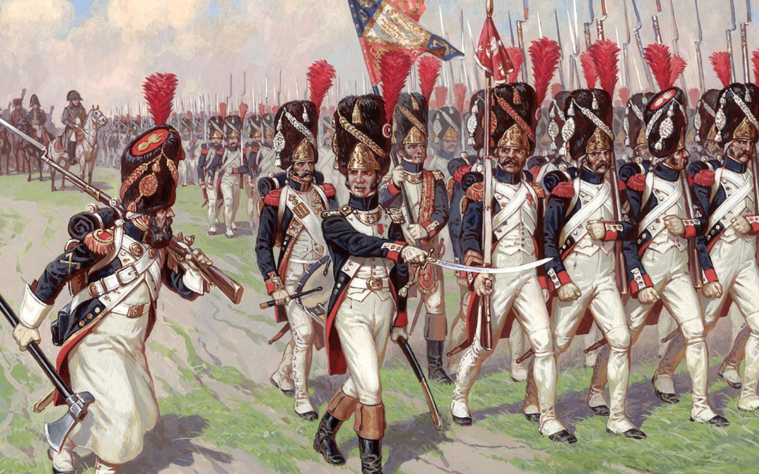 Napoleonic Wars Old Guard wallpaper 2560x1600