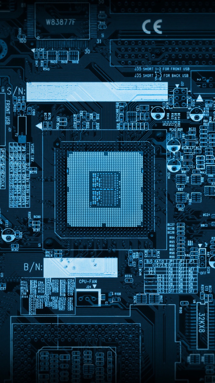 Das Motherboard Wallpaper 750x1334