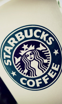 Обои Starbucks Emblem 240x400