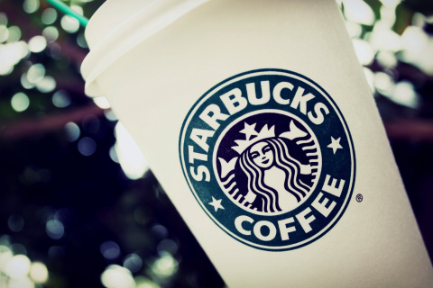 Обои Starbucks Emblem 480x320