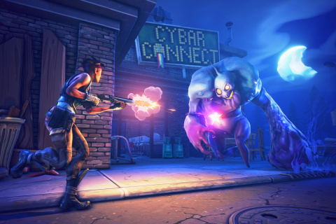 Fortnite Game wallpaper 480x320