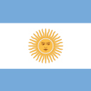 Das Argentina Flag Wallpaper 128x128