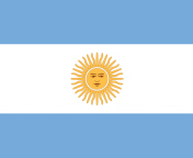 Das Argentina Flag Wallpaper 176x144