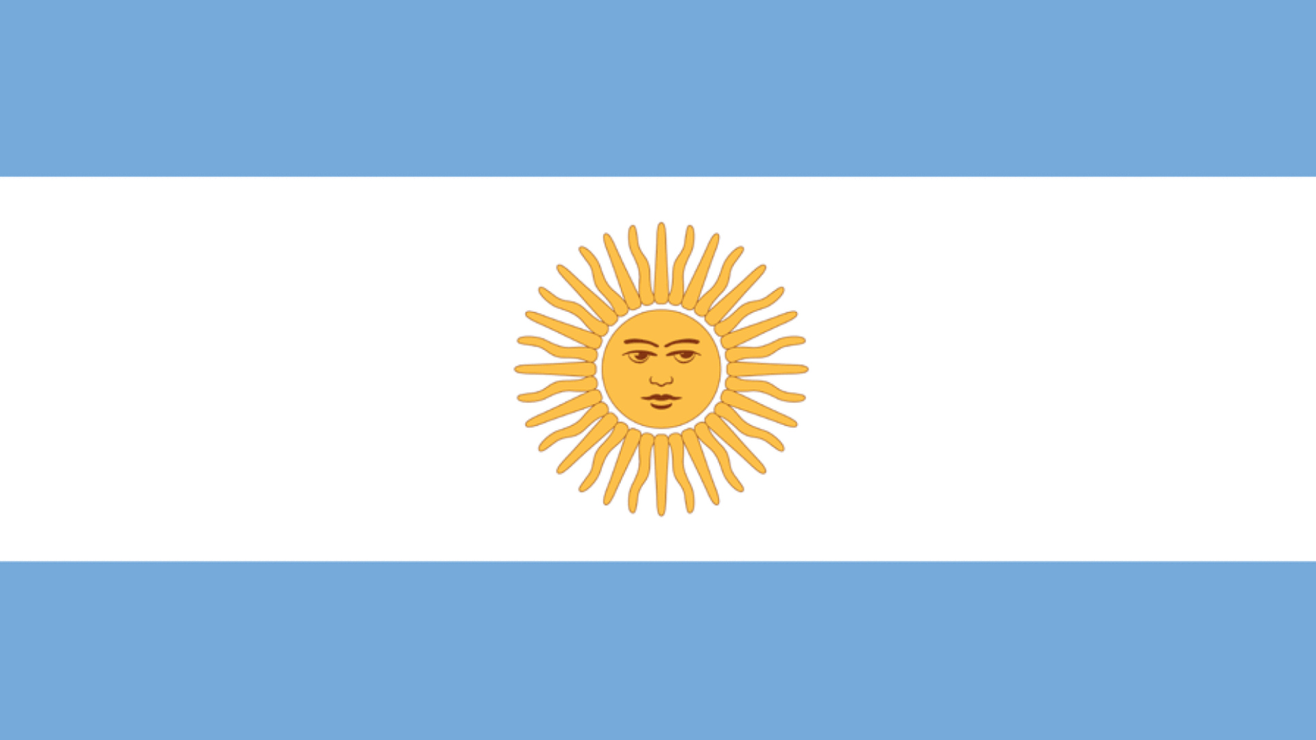 Argentina Flag wallpaper 1920x1080