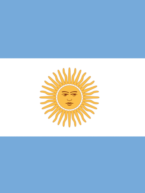 Screenshot №1 pro téma Argentina Flag 480x640