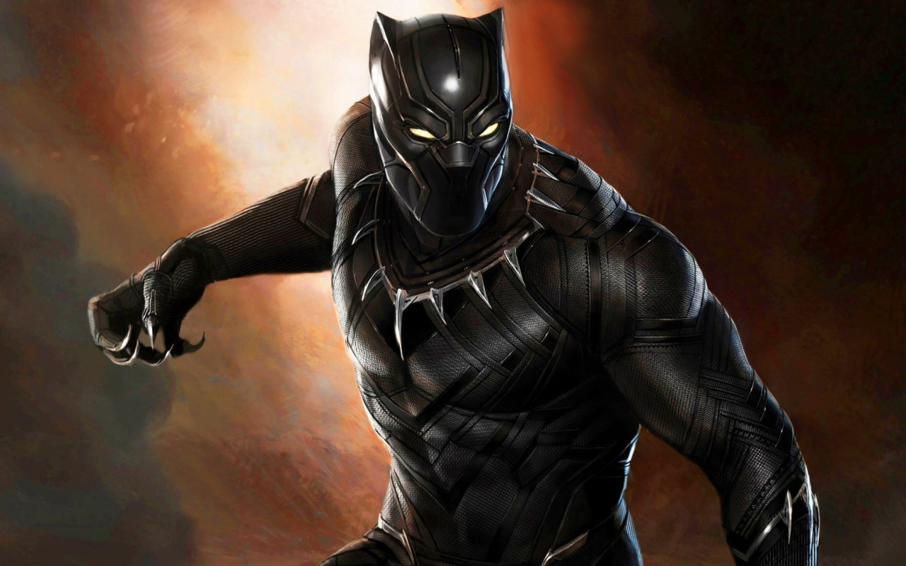 Обои Black Panther 2016 Movie 1280x800