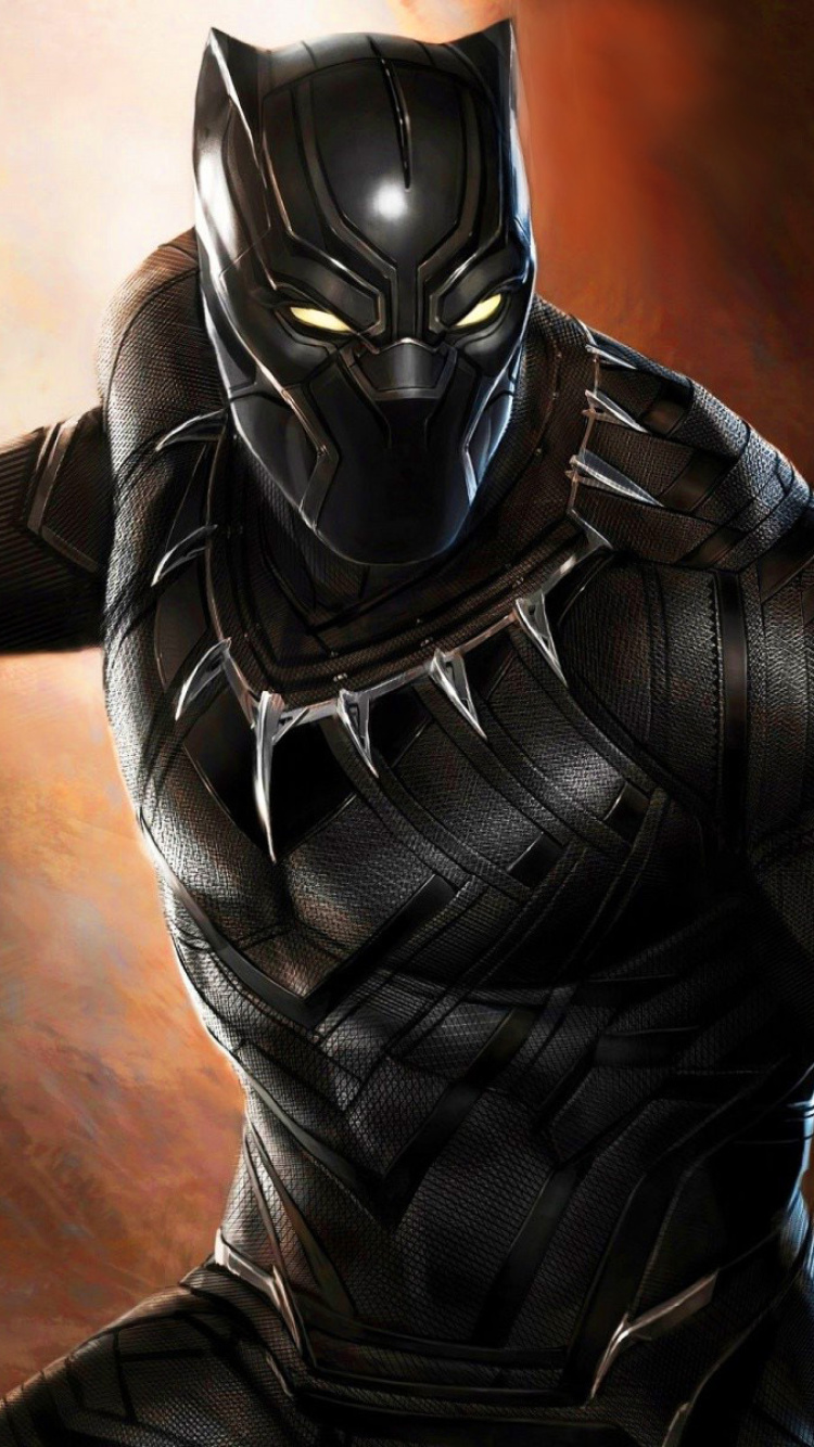 Обои Black Panther 2016 Movie 750x1334