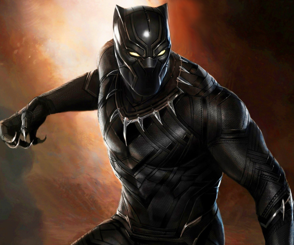 Das Black Panther 2016 Movie Wallpaper 960x800