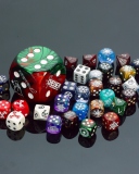 Colorful Dices screenshot #1 128x160
