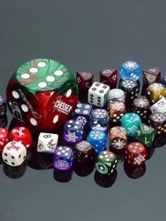 Colorful Dices screenshot #1 240x320
