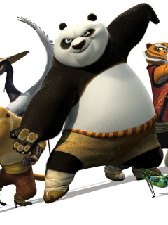 Fondo de pantalla Kung Fu Panda 2 240x320