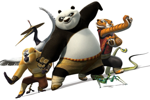 Fondo de pantalla Kung Fu Panda 2 480x320