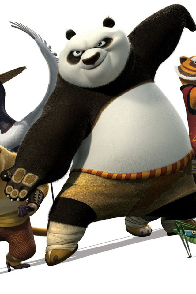 Fondo de pantalla Kung Fu Panda 2 640x960