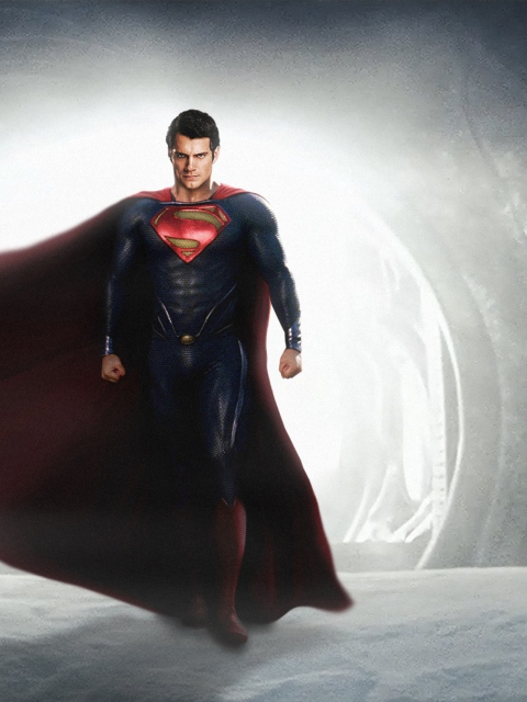 Das Zack Snyder Man Of Steel Wallpaper 480x640