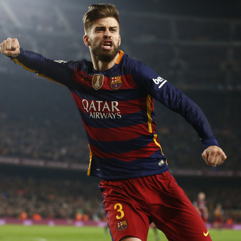 Sfondi Gerard Pique Barcelona FC 1024x1024