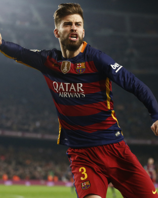 Gerard Pique Barcelona FC - Obrázkek zdarma pro iPhone 3G