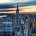 Screenshot №1 pro téma Sunset In New York City 128x128