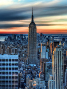 Sfondi Sunset In New York City 132x176